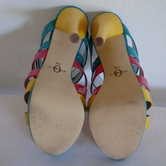 loey strapped Heeled Platform Multicolor S… - Picture 6 of 7